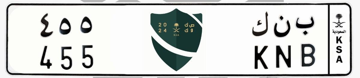 لوحة ب ن ك 455